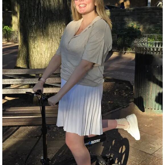 Majestic Filatures Cream Oversized Polo Top LARGE Knit Basic Soft Designer $195 - Picture 4 of 10